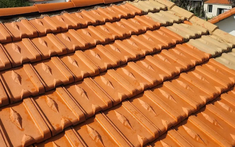 Traitement hydrofuge coloré sur couverture en Vendée